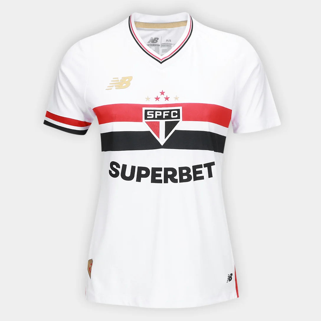 Camisa do São Paulo Feminina Home - 2025/2026