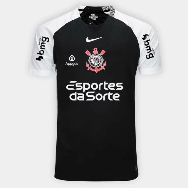 Camisa do Corinthians Away 2024/25 - Versão Jogador com todos os patrocínios