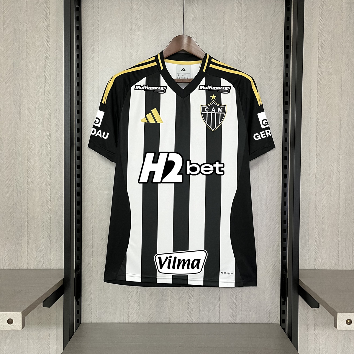Camisa Atlético Mineiro HOME + Patrocínios 2025/2026