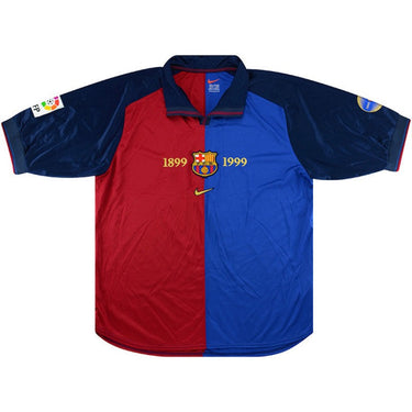 Camisa Retrô Barcelona 100 Anos 1899/1999 Nike Torcedor Masculina