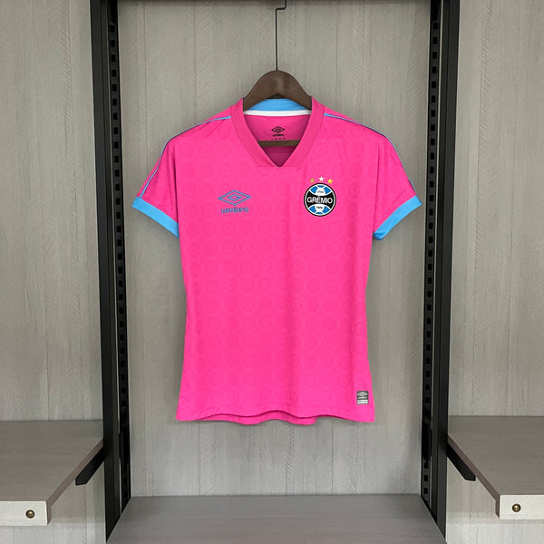 Camisa Grêmio Feminina Outubro Rosa - 2023/2024
