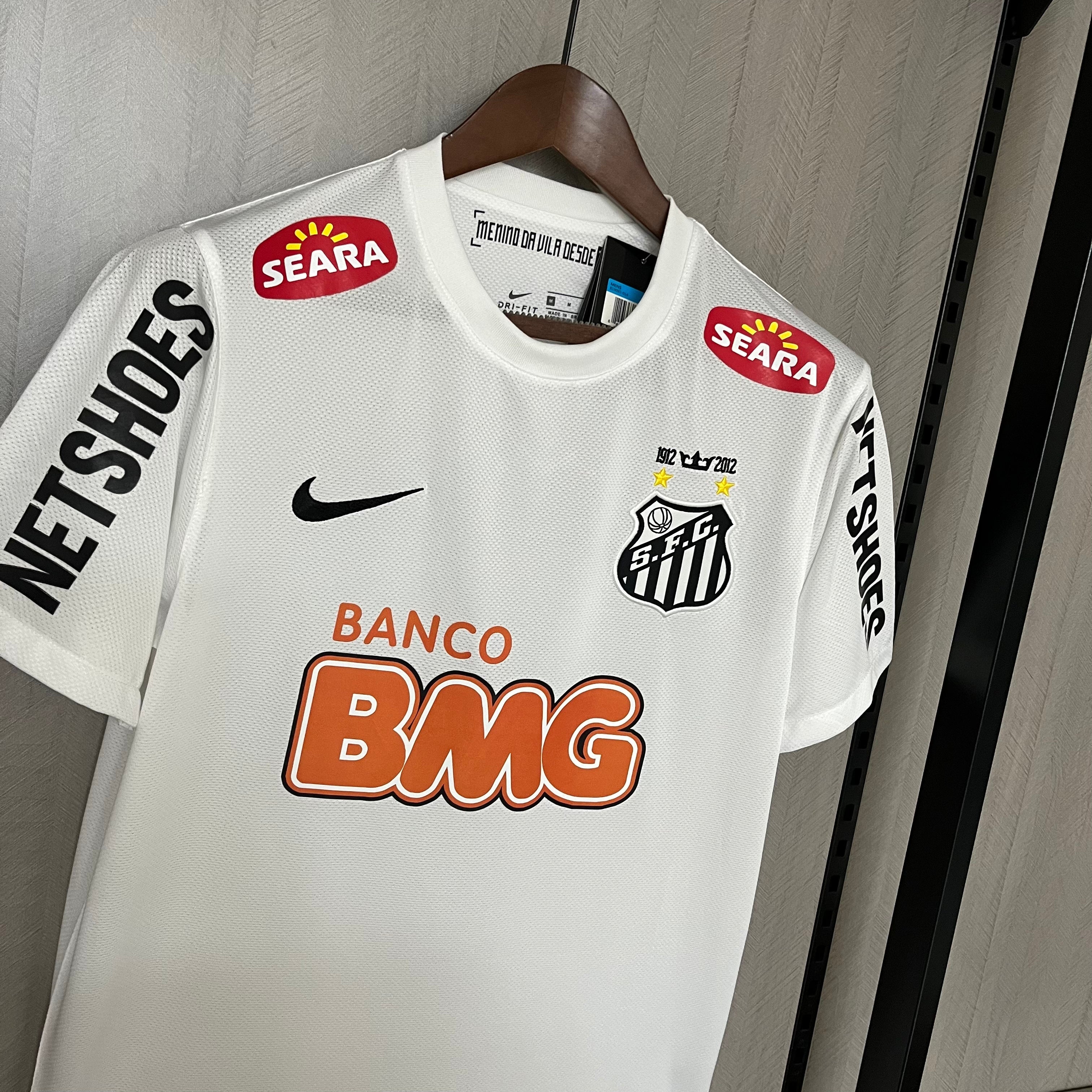 Camisa Santos Retrô Home 2011/12 Nike Torcedor Masculina