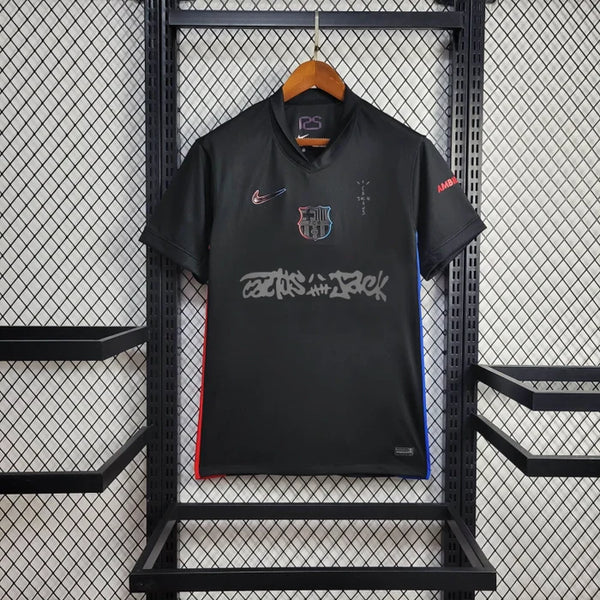 Camisa do Barcelona + TRAVIS SCOTT 2024/25 Away