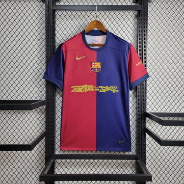 Camisa do Barcelona + TRAVIS SCOTT 2024/25 HOME