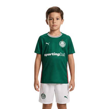 Conjunto Infantil Puma Palmeiras 2026/27 I