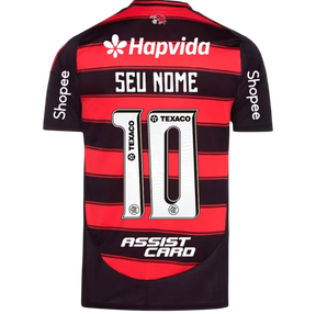 Camisa Flamengo Home + Patrocínios 2025/2026