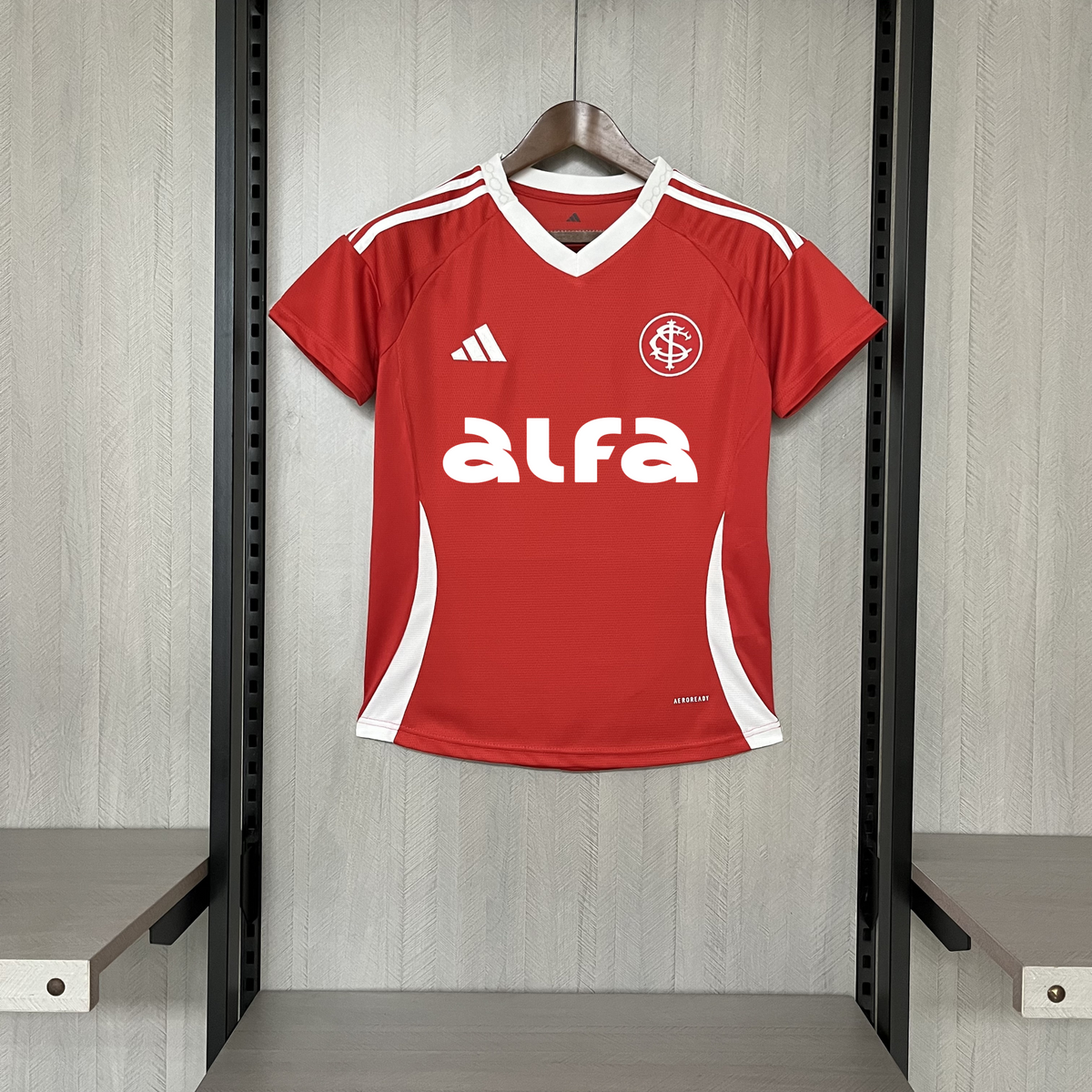 Camisa do Internacional Feminino Home  + Patrocinio ALFA - 2025/2026