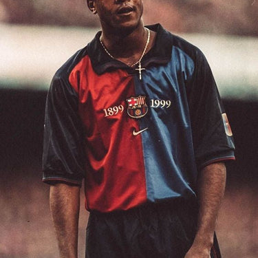 Camisa Retrô Barcelona 100 Anos 1899/1999 Nike Torcedor Masculina